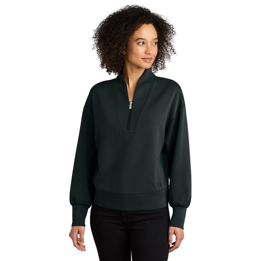 OGIO women's Blacktop Transcend 1/4 Zip-Up Sweatshirt - Picture 3 of 6